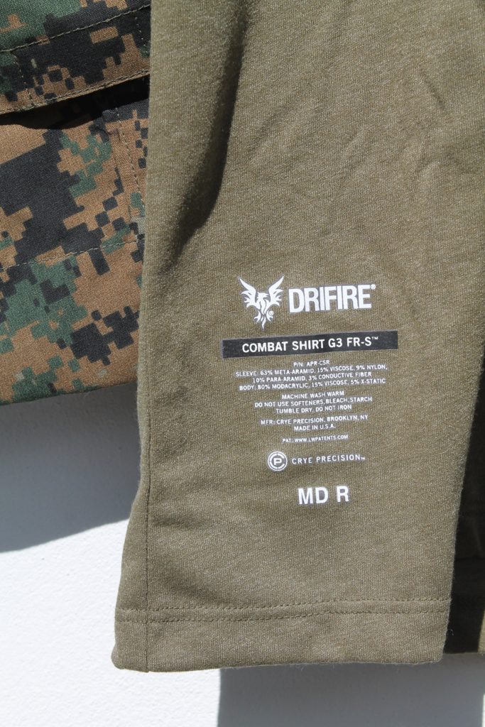 実物 crye drifire G3コンバットシャツ FR-S MR マーパッド 在庫限り超