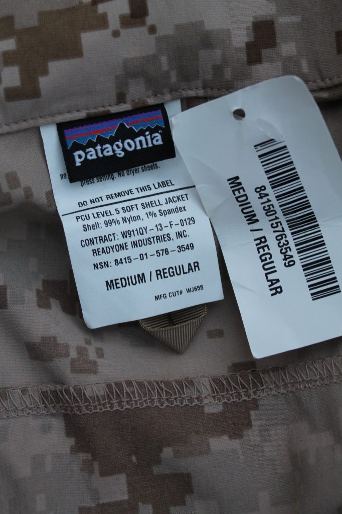 Patagonia PCU L5 Jacket – AOR1, Block 3, Full Pattern – The Full 9